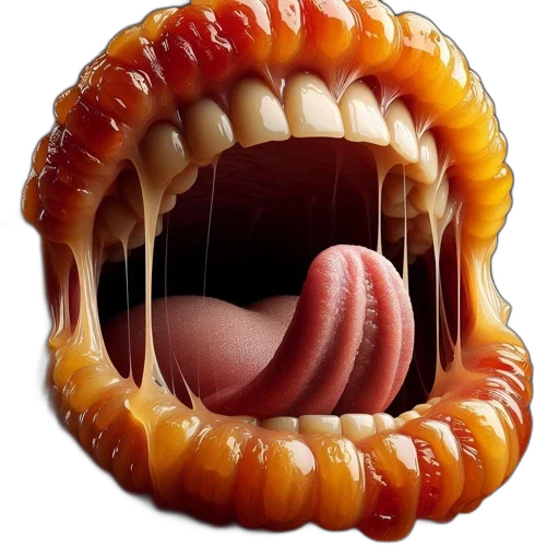food, creature, face, crown transparent PNG cut-out