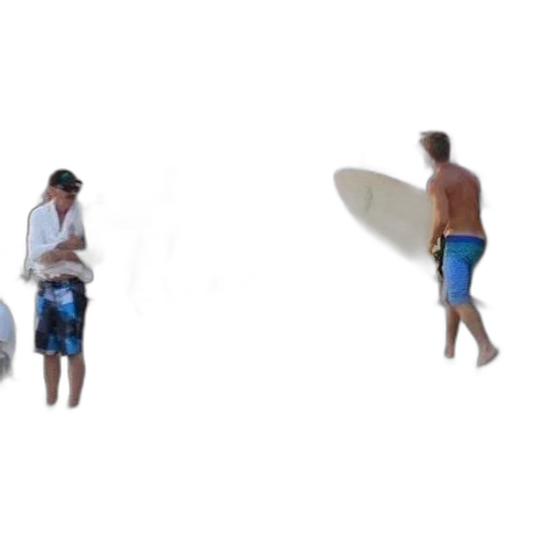3d render, beach, underwater, group transparent PNG cut-out