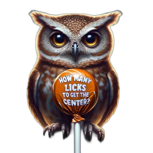 staff, owl, rests, mossy transparent PNG cut-out