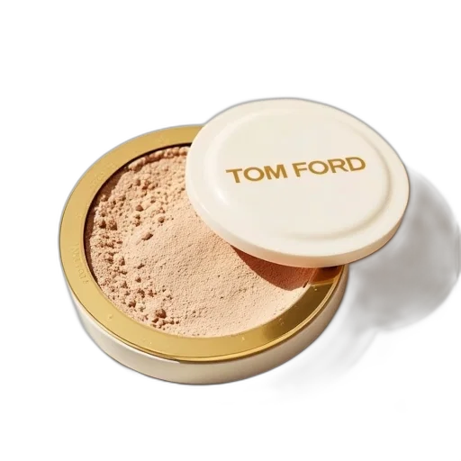 golden, compact, powder, gold transparent PNG cut-out
