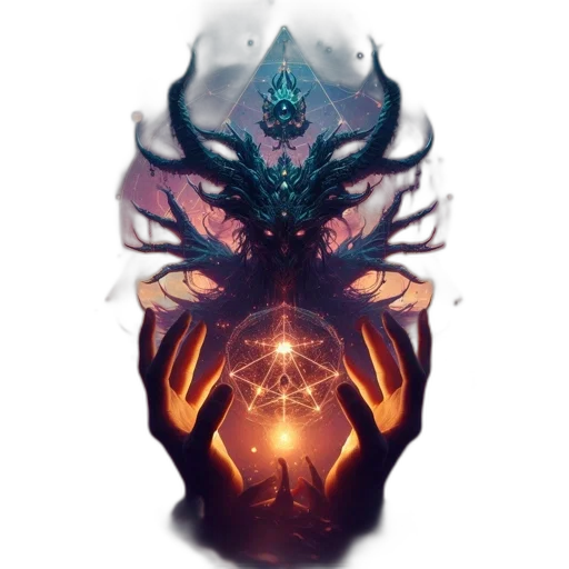 mask, crown, creature, face transparent PNG cut-out