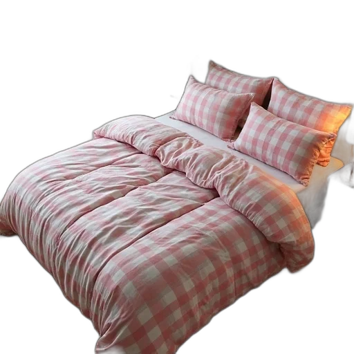 furniture, 3d render, photorealistic, plaid transparent PNG cut-out