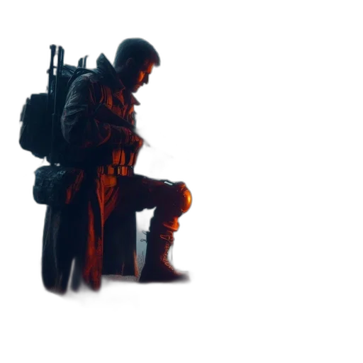 weapon, jacket, sword, robot transparent PNG cut-out