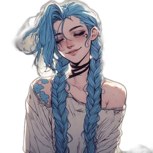 hair, staff, dress, face transparent PNG cut-out