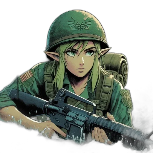 weapon, face, sword, staff transparent PNG cut-out