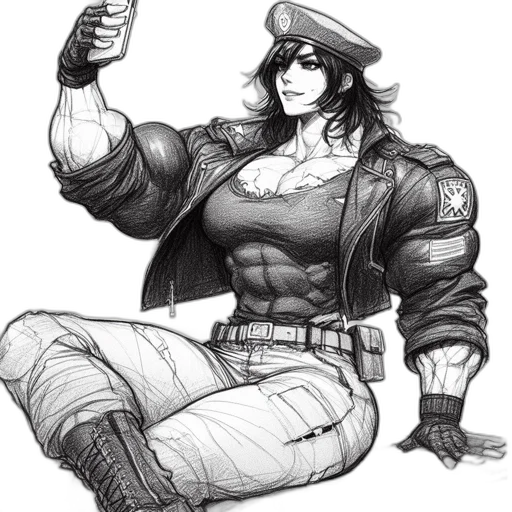 jacket, weapon, hat, concept art transparent PNG cut-out