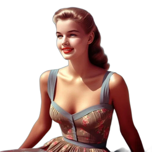 dress, jewelry, face, photorealistic transparent PNG cut-out