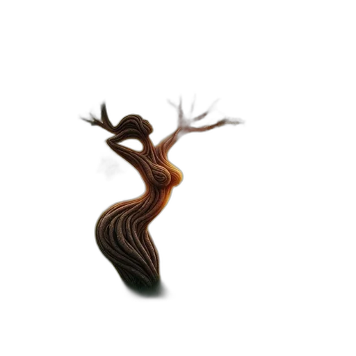 hair, crown, dress, tree transparent PNG cut-out