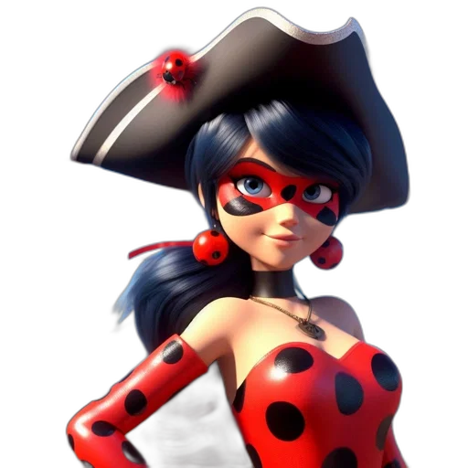 dress, hat, 3d render, concept art transparent PNG cut-out