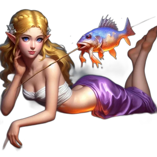 fantasy art, concept art, pixel art, photorealistic transparent PNG cut-out