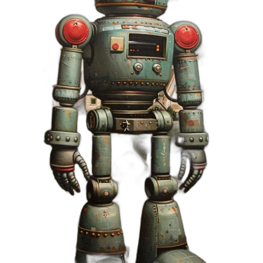robot, staff, animal, creature transparent PNG cut-out