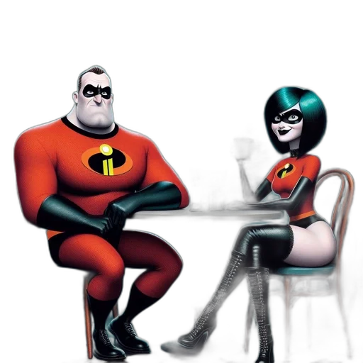 furniture, robot, comic book art, concept art transparent PNG cut-out