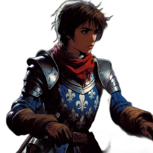 jacket, sword, staff, weapon transparent PNG cut-out
