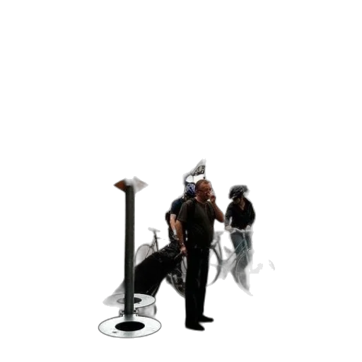 staff, umbrella, hat, robot transparent PNG cut-out