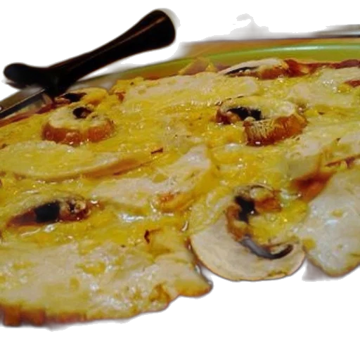 food, photorealistic, close-up, pizza transparent PNG cut-out