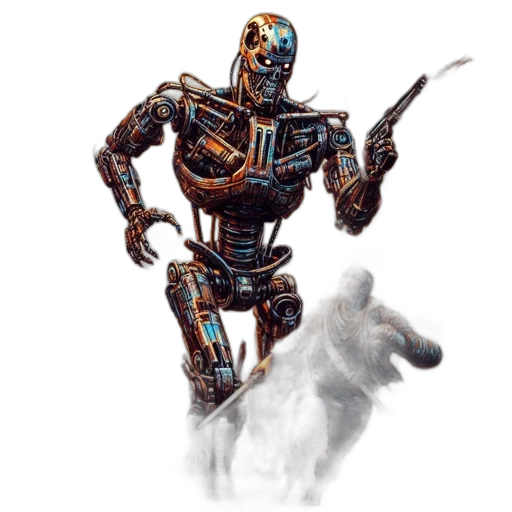 robot, animal, weapon, creature transparent PNG cut-out