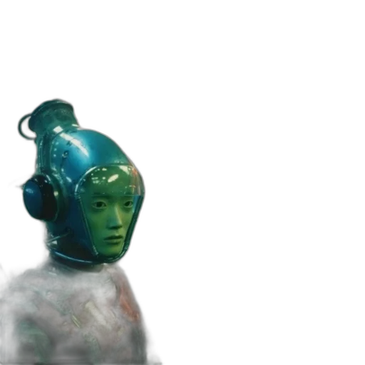 mask, robot, creature, face transparent PNG cut-out