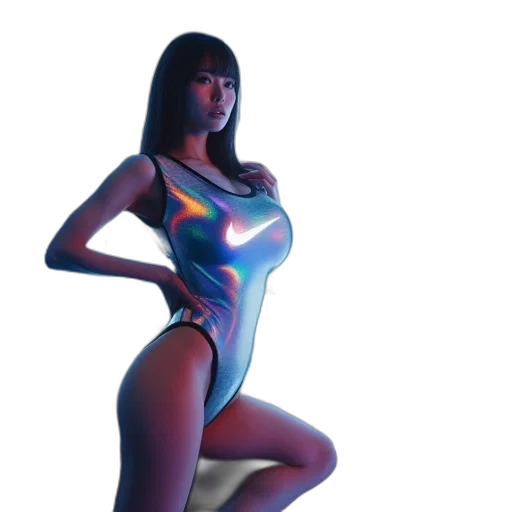 dress, robot, jewelry, 3d render transparent PNG cut-out