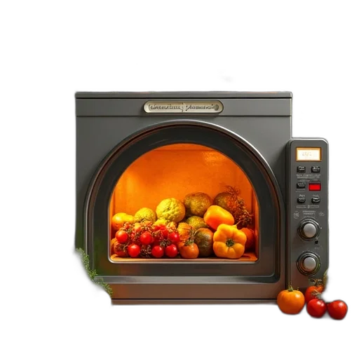 food, 3d render, photorealistic, fire transparent PNG cut-out