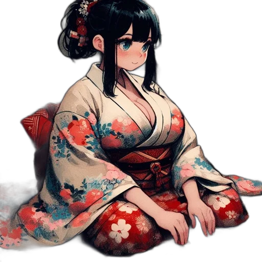dress, flower, staff, face transparent PNG cut-out