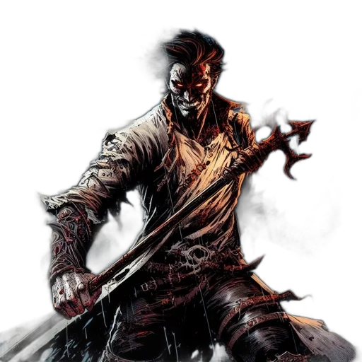 sword, weapon, concept art, comic book art transparent PNG cut-out