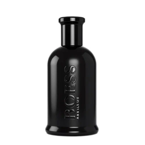 bottle, black, hugo, boss transparent PNG cut-out
