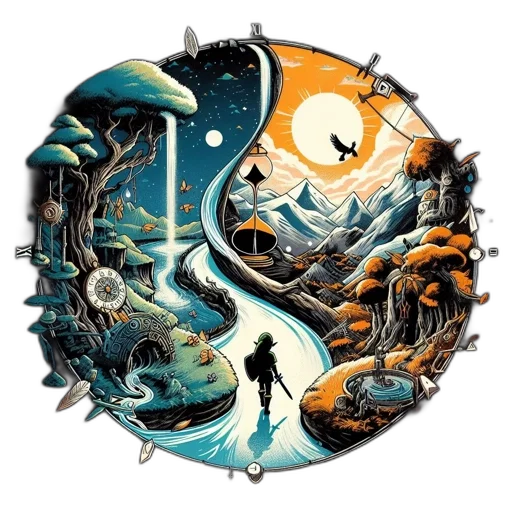 concept art, fantasy art, comic book art, pixel art transparent PNG cut-out