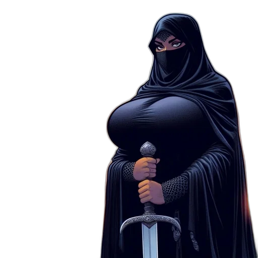 sword, weapon, comic book art, concept art transparent PNG cut-out