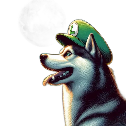 animal, hat, staff, watercolor transparent PNG cut-out