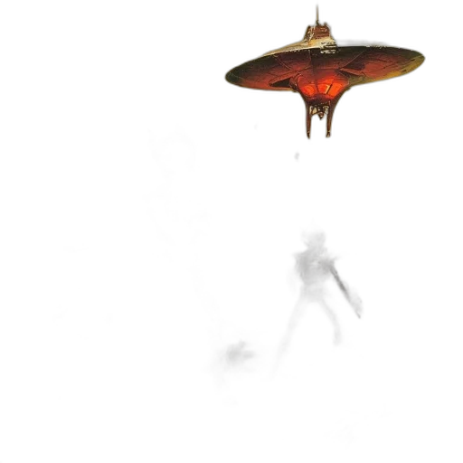 creature, umbrella, robot, staff transparent PNG cut-out