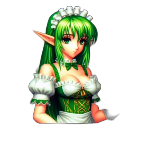 staff, dress, dragon, crown transparent PNG cut-out