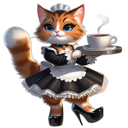 staff, dress, 3d render, concept art transparent PNG cut-out