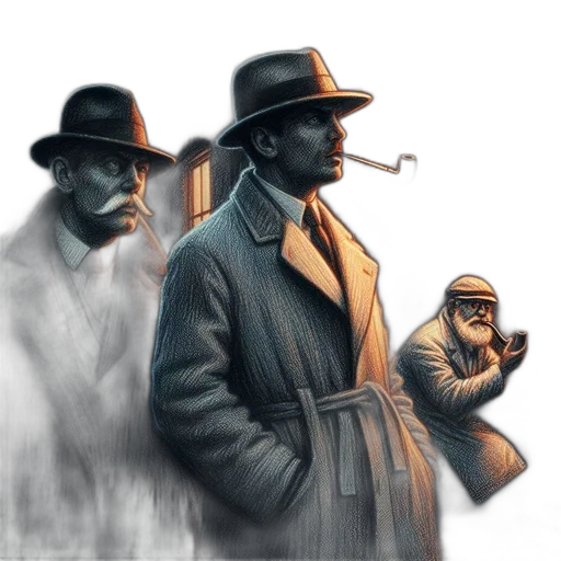 hat, jacket, concept art, comic book art transparent PNG cut-out