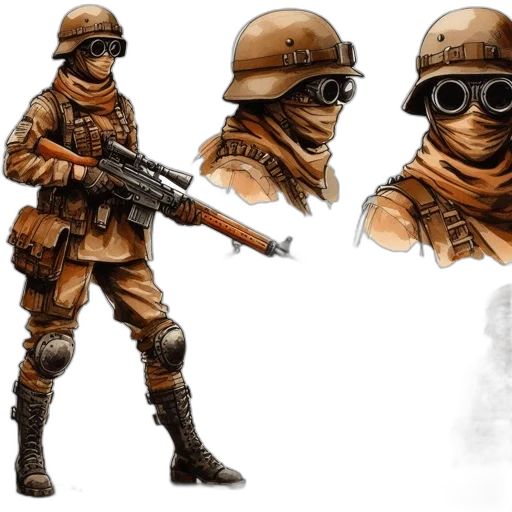weapon, concept art, 3d render, comic book art transparent PNG cut-out