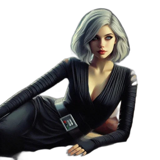 jacket, concept art, comic book art, fantasy art transparent PNG cut-out