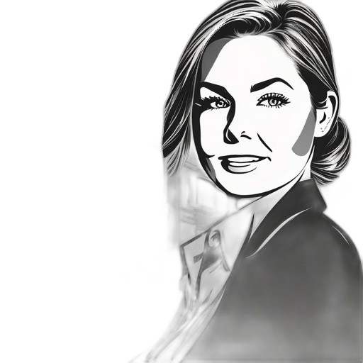 face, staff, jacket, cartoon transparent PNG cut-out