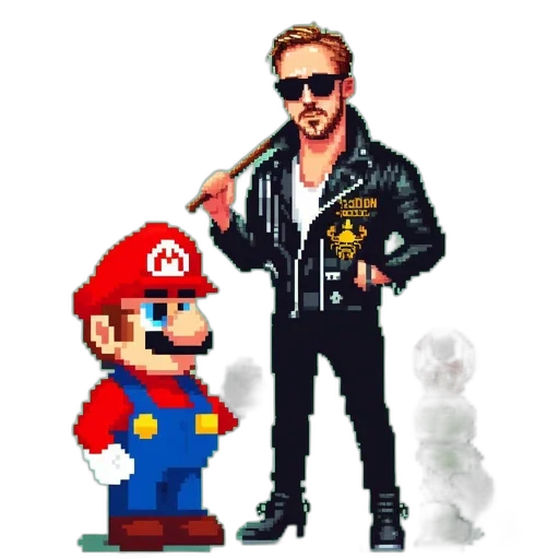 jacket, pixel art, concept art, cartoon transparent PNG cut-out