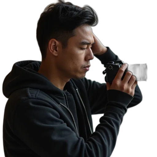 bottle, staff, face, jacket transparent PNG cut-out