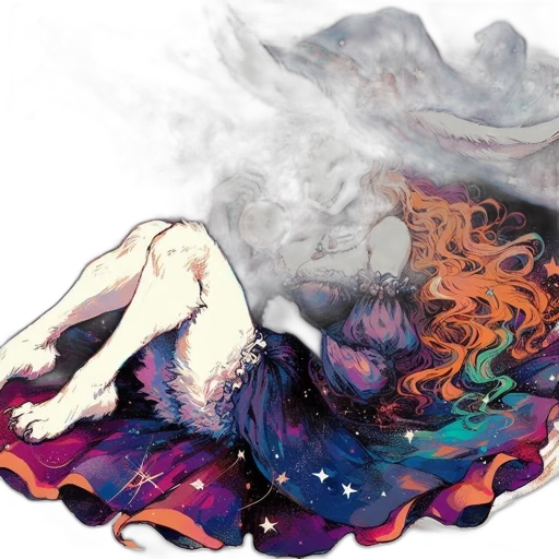 dress, dragon, mask, creature transparent PNG cut-out