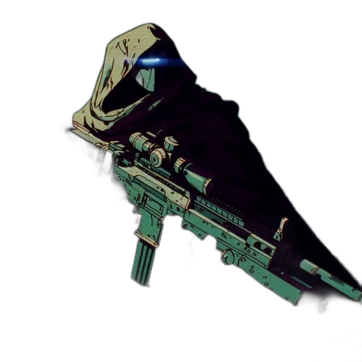 shoes, weapon, jacket, robot transparent PNG cut-out