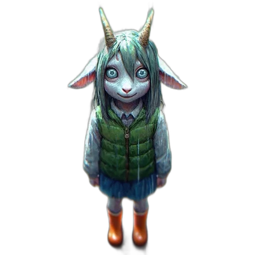 creature, animal, mask, staff transparent PNG cut-out