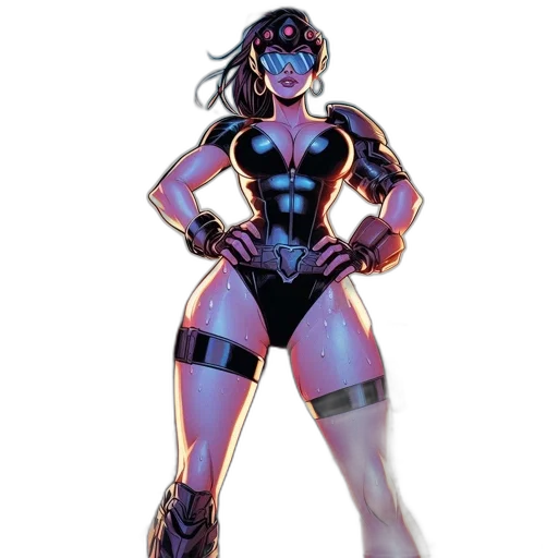 robot, comic book art, concept art, cartoon transparent PNG cut-out