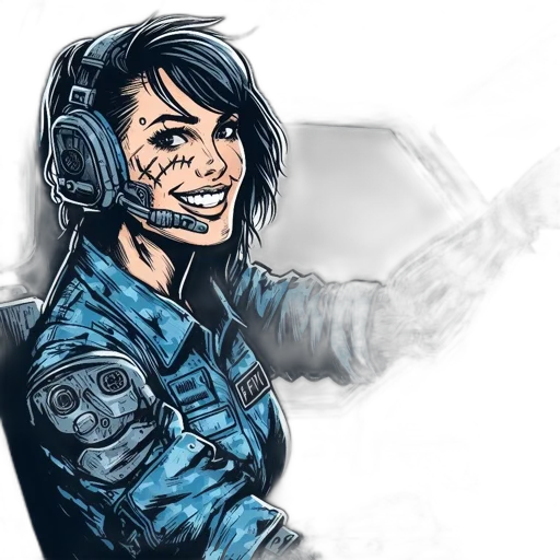 comic book art, concept art, cartoon, fantasy art transparent PNG cut-out