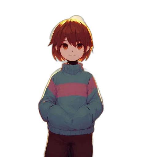 jacket, hat, staff, creature transparent PNG cut-out