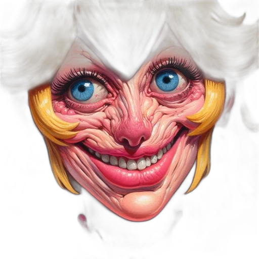 face, mask, creature, concept art transparent PNG cut-out