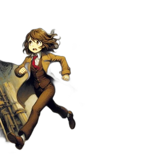 weapon, staff, jacket, pixel art transparent PNG cut-out