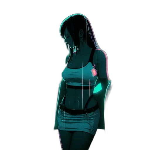 dress, jacket, robot, creature transparent PNG cut-out