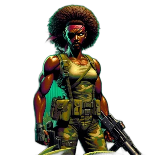 weapon, comic book art, concept art, pixel art transparent PNG cut-out