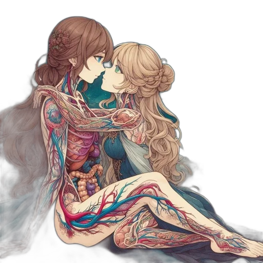 dress, fantasy art, watercolor, concept art transparent PNG cut-out