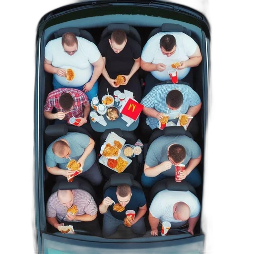 car, furniture, food, umbrella transparent PNG cut-out